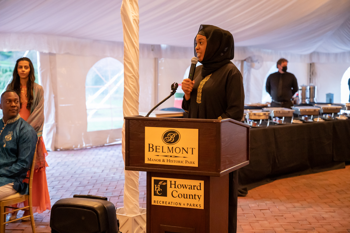 Claudia Speaking @Iftar Dinner