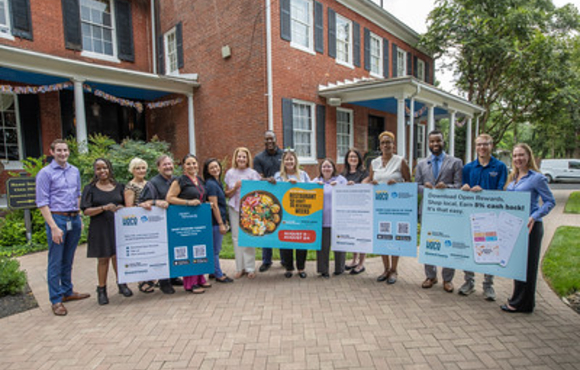 Group of officials at announcement of 2025 Summer Restaurant Weeks