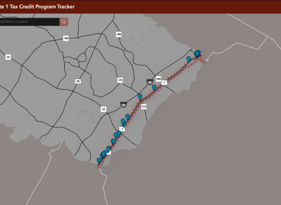 Route 1 Tax Credit Program Tracker
