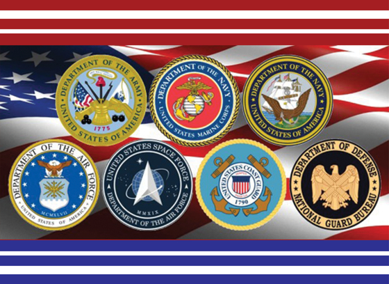 Military Emblems for all Branches of US Service