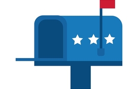 Election mail box.