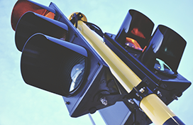 A traffic light