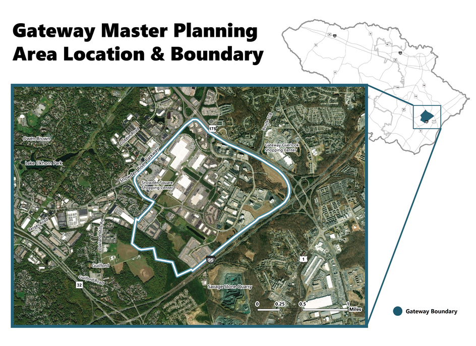 Map of Gateway area
