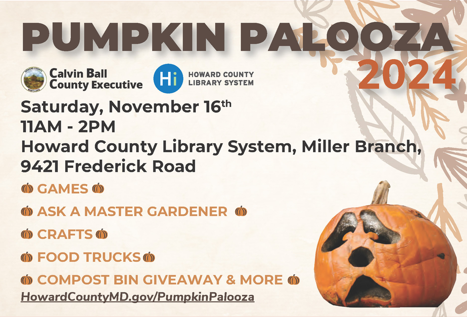 pumpkin palooza 2024 save the date cover