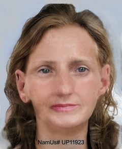 AI generated image of an unidentified woman