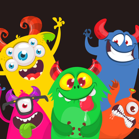 cartoon monsters 